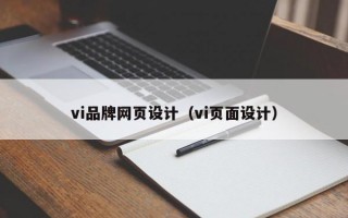 vi品牌网页设计（vi页面设计）