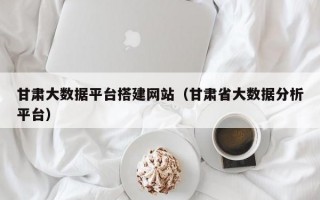 甘肃大数据平台搭建网站（甘肃省大数据分析平台）