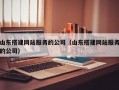 山东搭建网站服务的公司（山东搭建网站服务的公司）